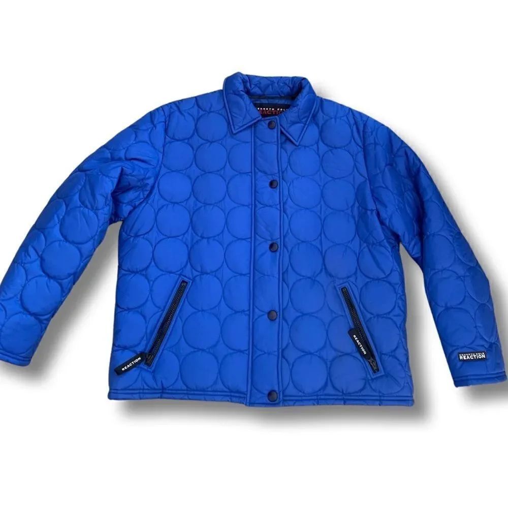 Kenneth Cole Reaction Quilted Snap-Front Hipster Jacket